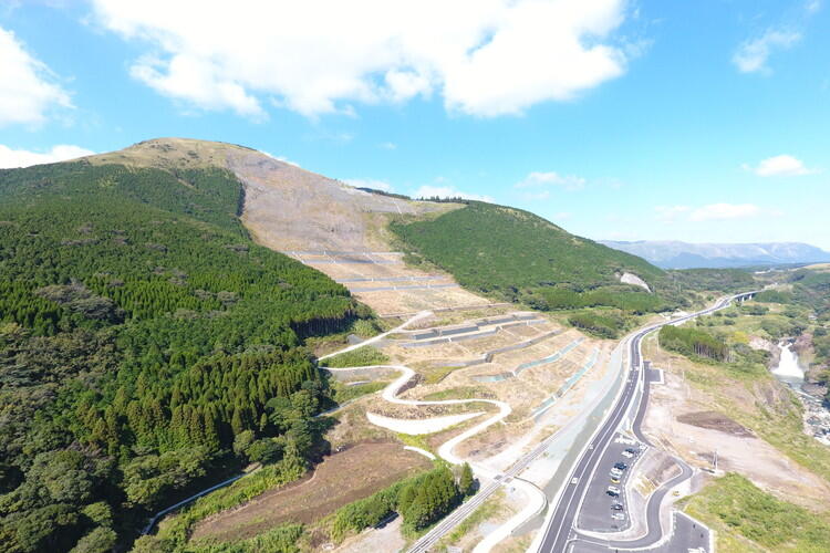 阿蘇大橋地区斜面