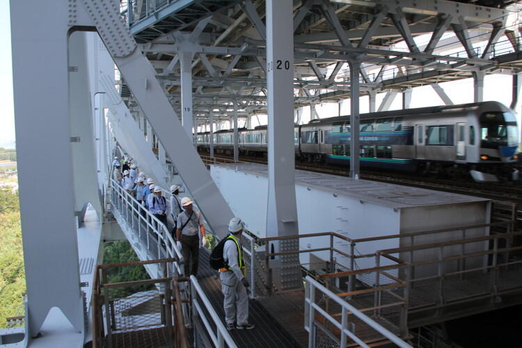 瀬戸大橋　インフラツアー（管理路）